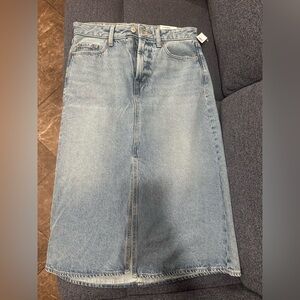 NWT Old Navy High-Waisted Jean Midi Skirt